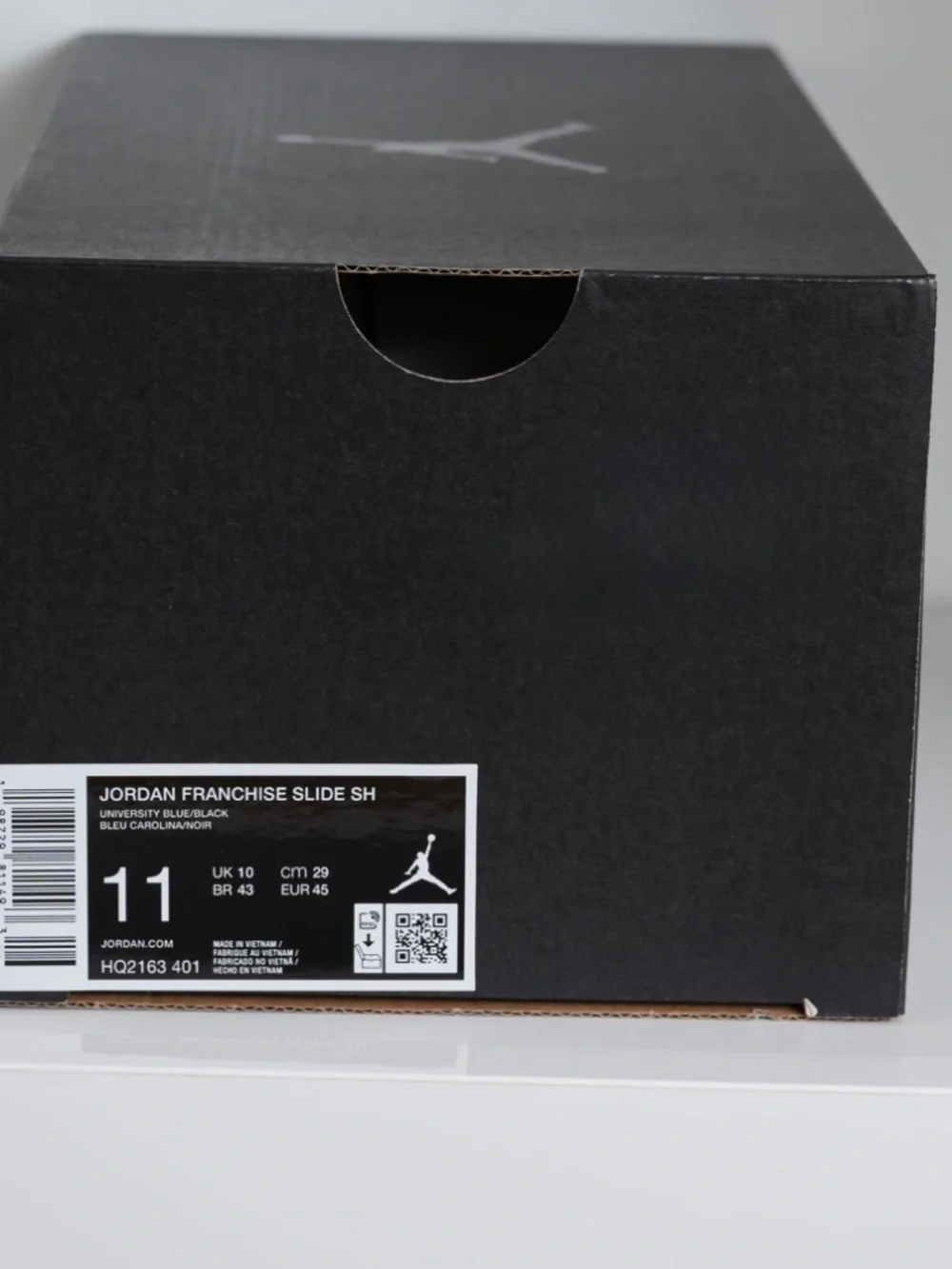Jordan Franchise Shower Slides (University Blue/Black) US 11 EU 45